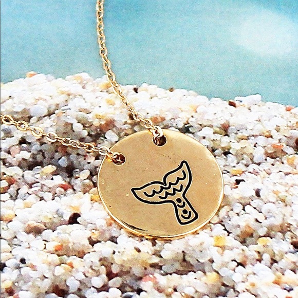 ⚓️SALE⚓️ “MERMAID VIBES” stamped necklace - Picture 4 of 4